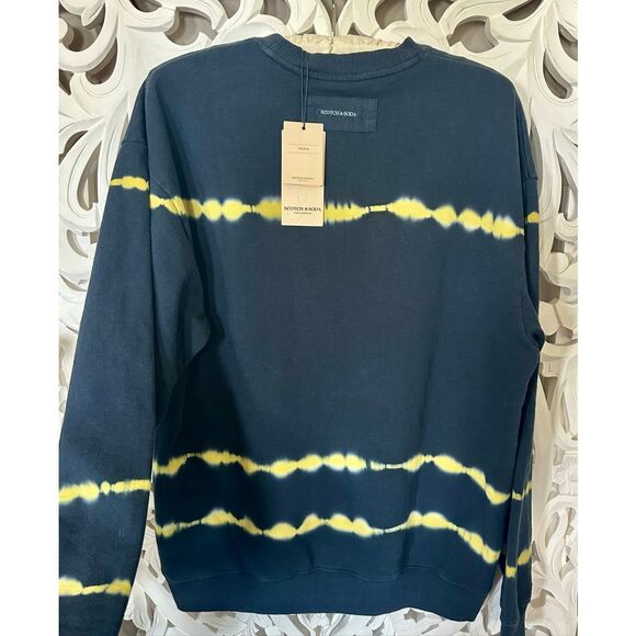 Scotch & Soda Tie-Dye Felpa Crewneck Sweatshirt - Picture 7 of 10